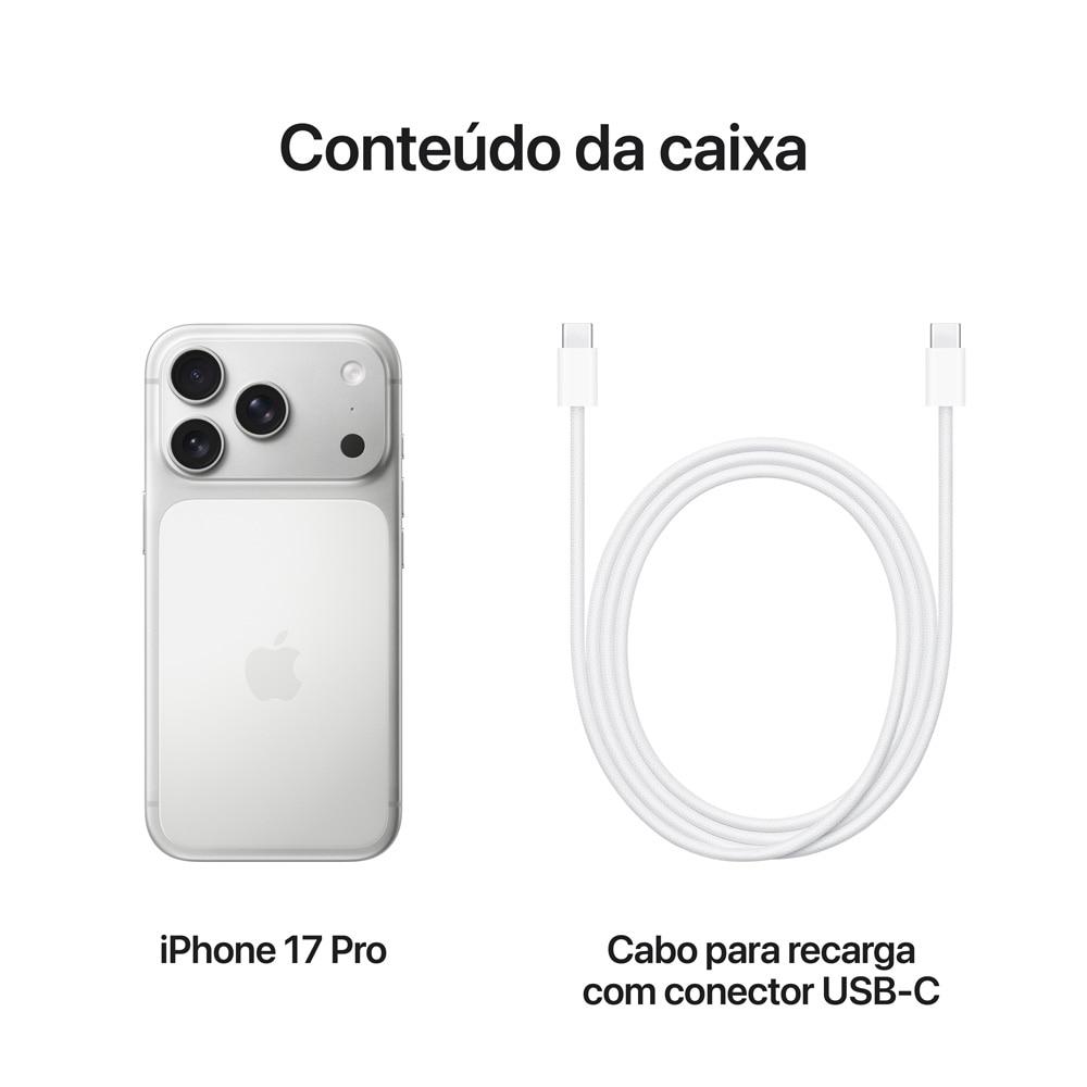 Apple iPhone 17 Pro 256GB Prateado