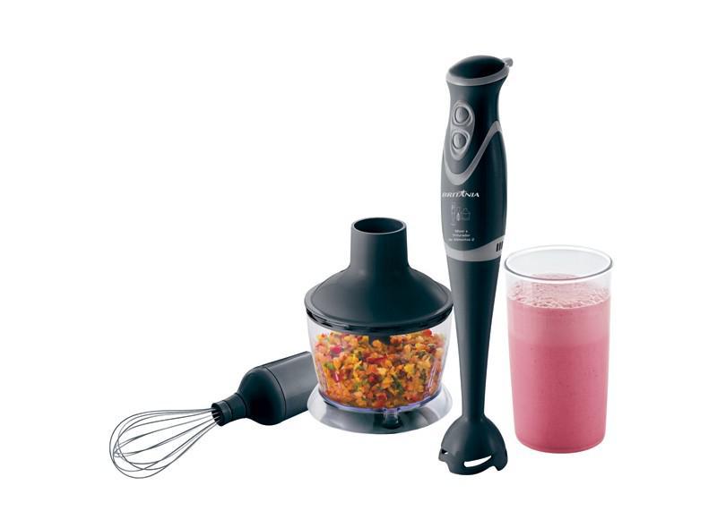 Miniatura Mixer Triturador de Alimentos 2 200w Britânia 127v Hand mixer - Britânia - 200 w - 2 velocidades - 127 v - 110 v