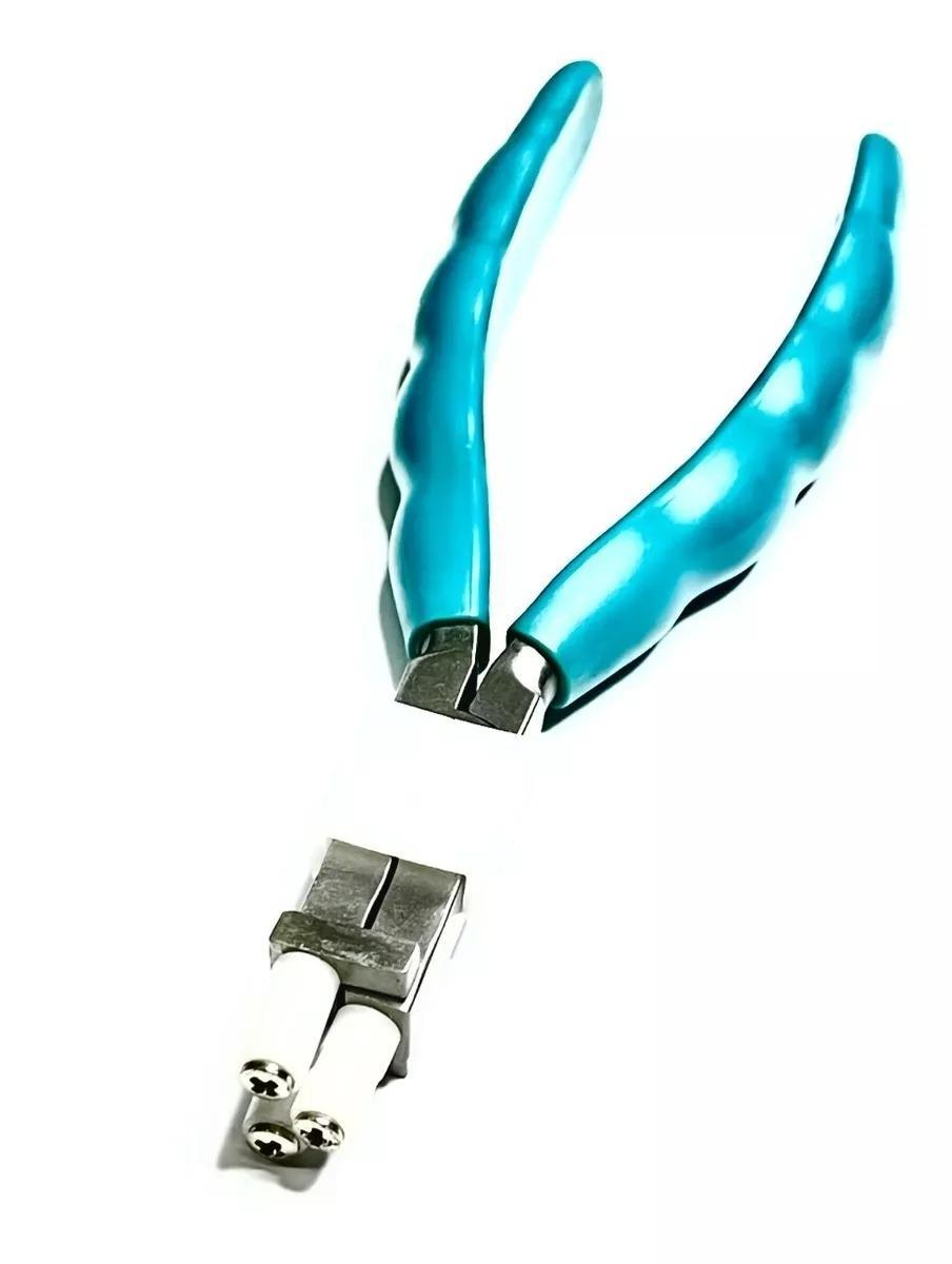 Miniatura Alicate Óptico Tridente Nylon - Cabo Emborrachado - Cód. 07