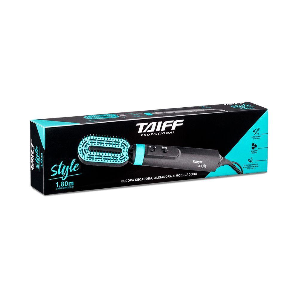 Miniatura Taiff Escova Style Secadora Alisadora E Modeladora 220V