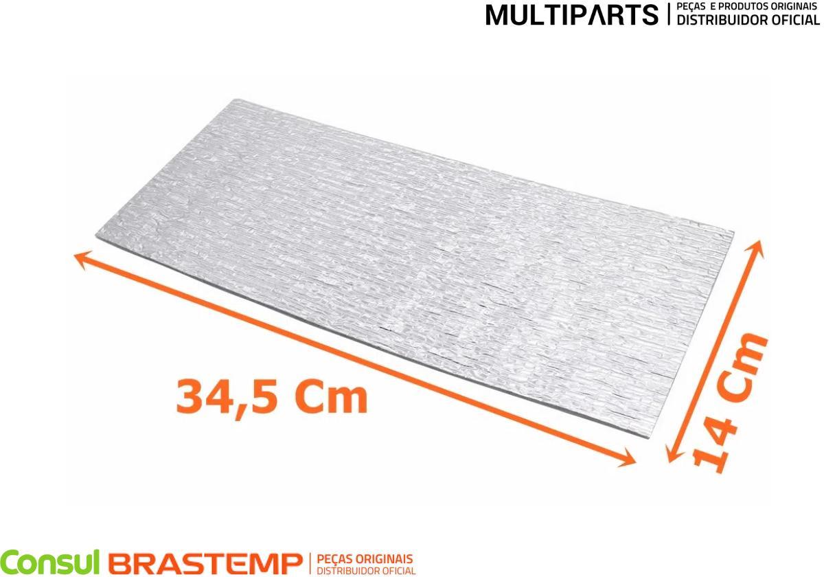 Miniatura Isolação Capa Traseira 326034230 Rf Brastemp/Consul D123609