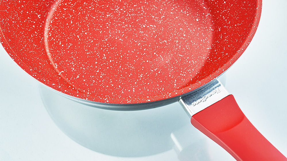 Miniatura Panelas Polishop com Tampa Ichef - Sauté - Day By Day 24Cm - Vermelha | Polishop