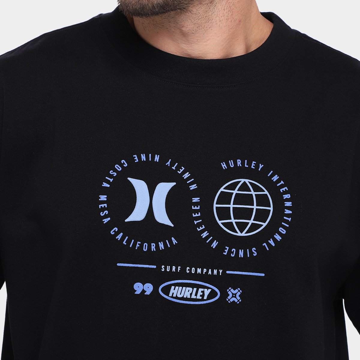 Miniatura Camiseta Hurley ESP Infinity Masculina Preto - G