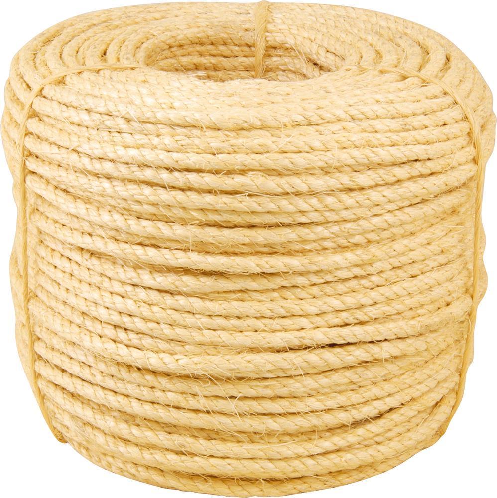 Miniatura Corda Sisal Torcida 10,0Mm 15,5Kg 220 Metros Natural Vonder