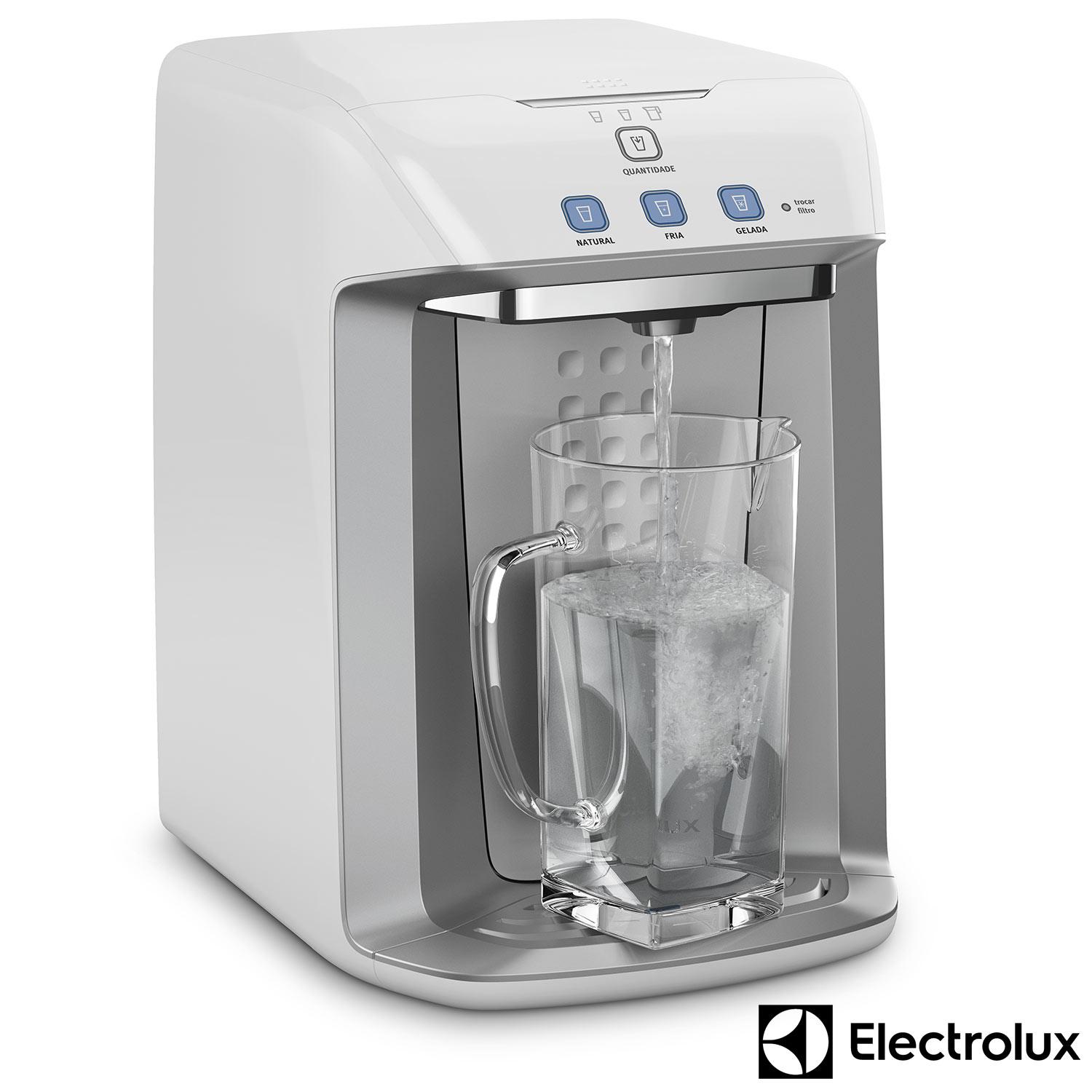Miniatura Purificador de Água Electrolux - Gelada, Fria e Natural Elétrico Branco (PA21G) Bivolt