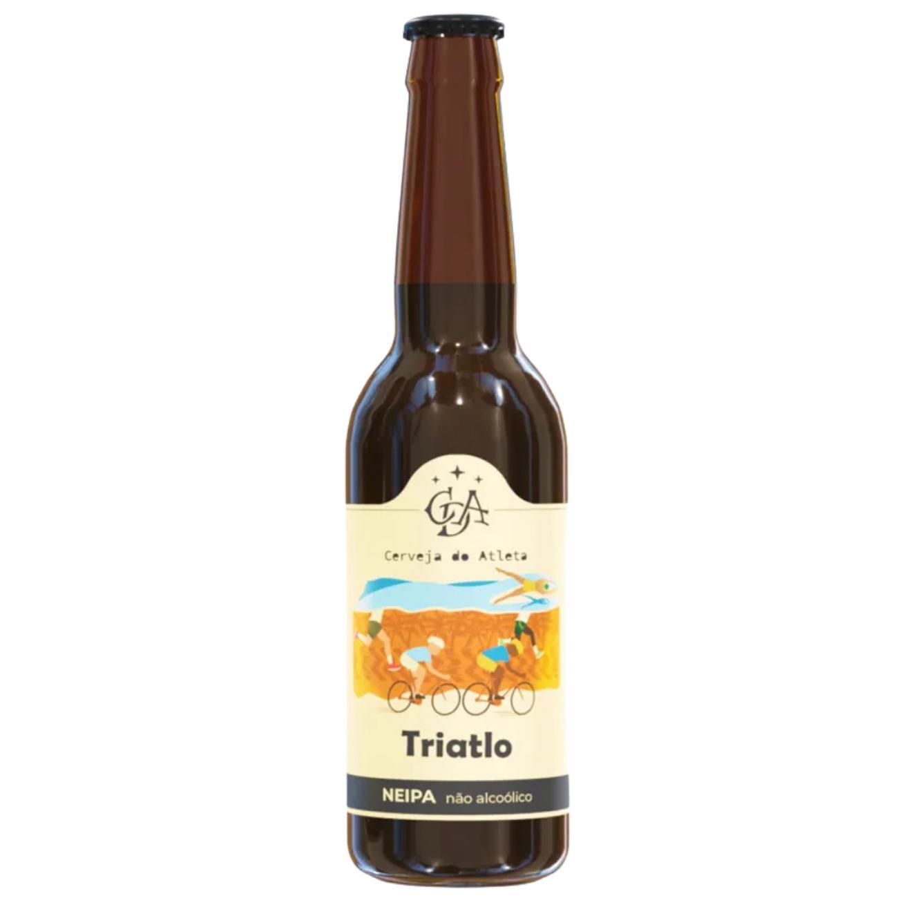Miniatura Cerveja Sem Álcool Ipa Atleta Triatlo - 335 Ml - Nacional