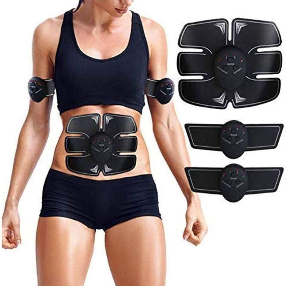 Miniatura Estimulador Muscular Feminino Barriga Tanquinho Ems Emagrecimento Aparelho Abdominal 3 Em 1
