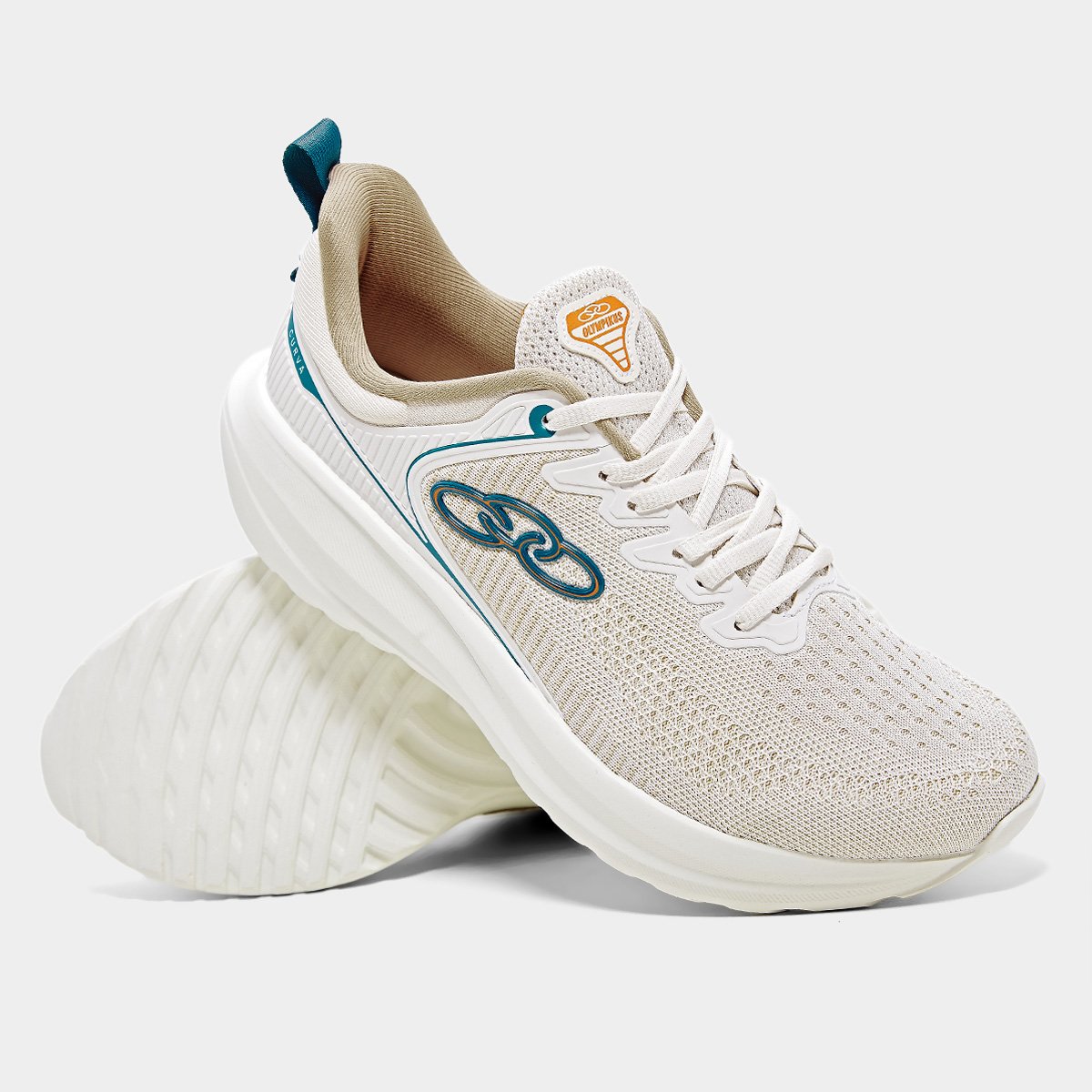 Miniatura Tênis Olympikus Curva Feminino Off White - 34