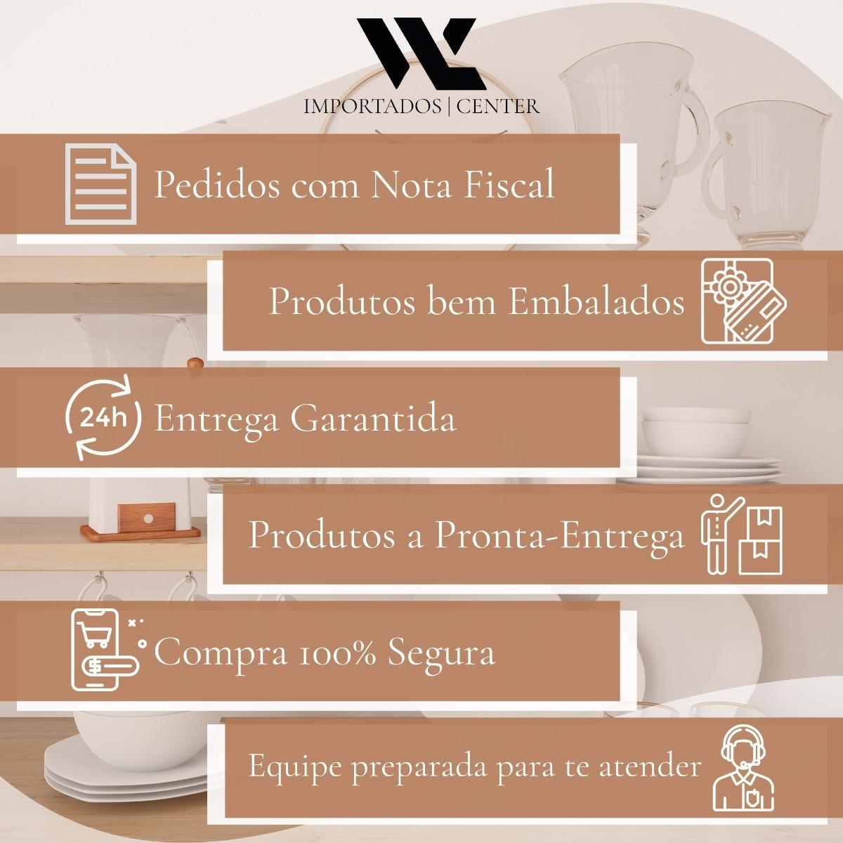 Jogo Faqueiro Talher Luxo Dourado Aço Inox 24 Pcs Completo