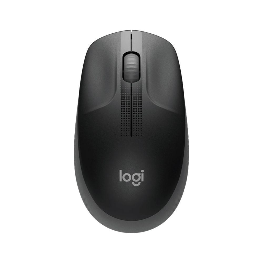 Mouse Wireless Logitech M190, 1000Dpi, Preto E Cinza