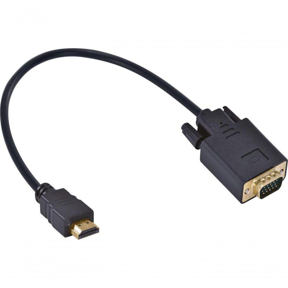 Miniatura Cabo Conversor Hdmi X Vga 1080i 30cm