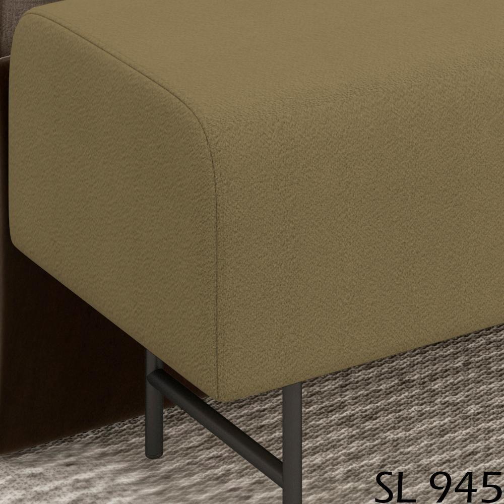 Miniatura Puff Recamier 143 Cm Pes Metal Baid Veludo Sl 945 Peer Sl 945