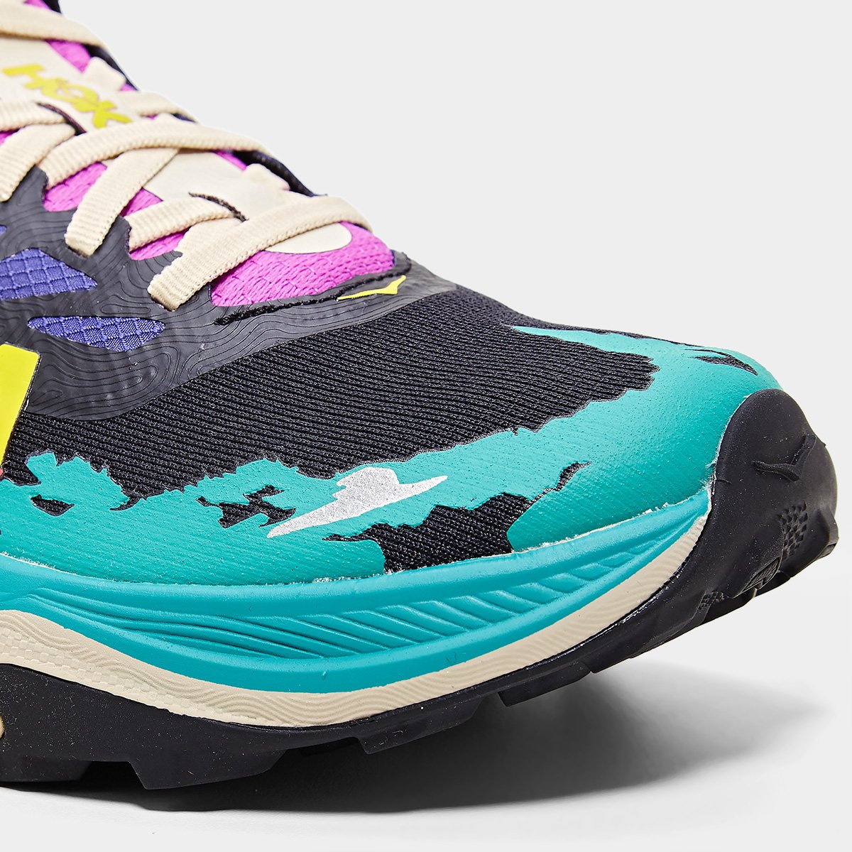 Tênis Hoka Torrent 4 Masculino Roxo+Verde - 40