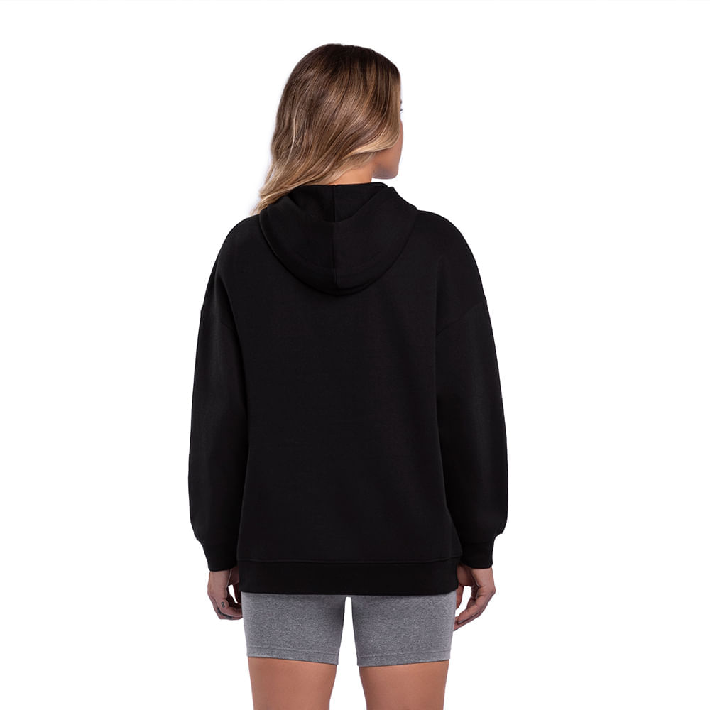Miniatura Moletom Canguru Sportstyle Feminino Mizuno Preto - G