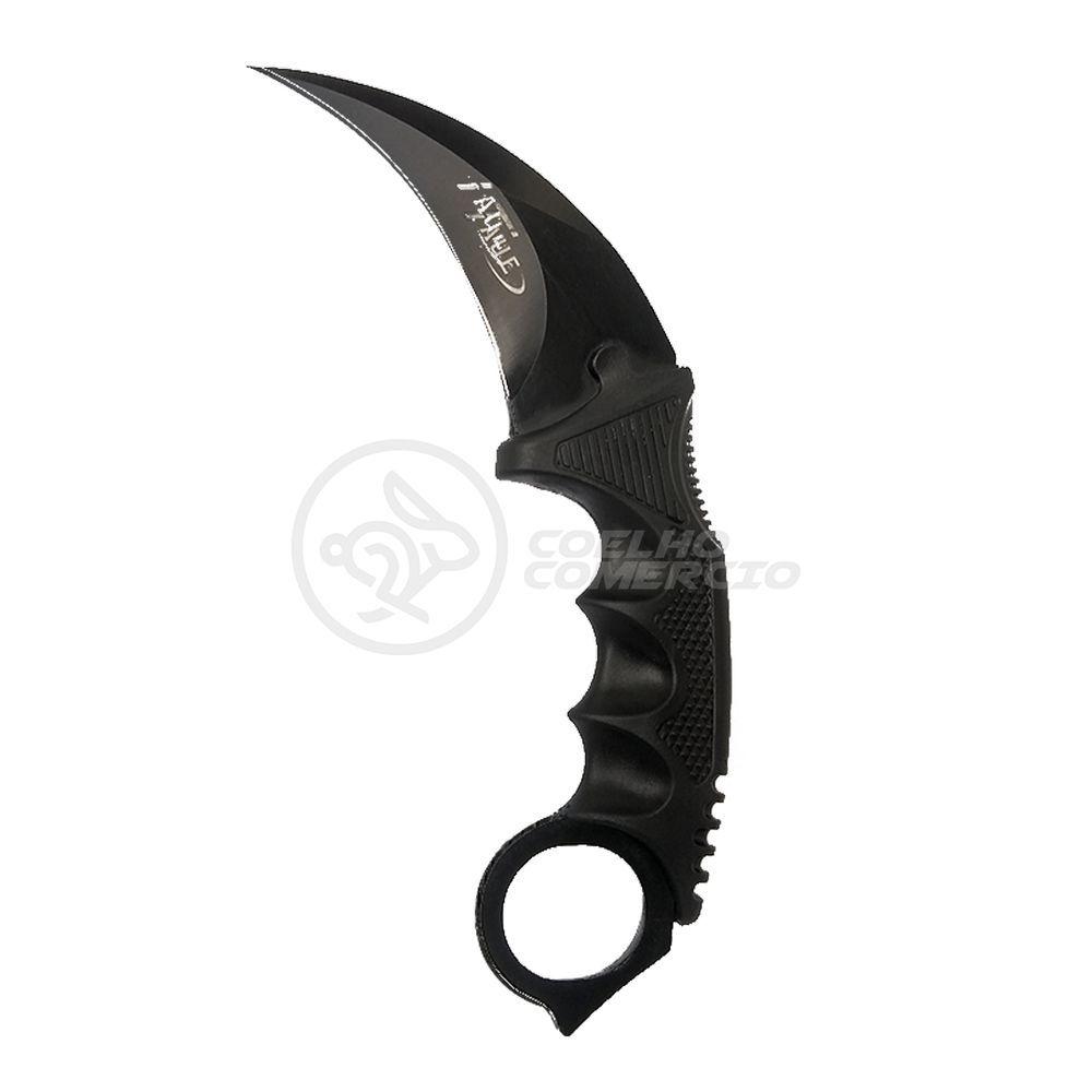 Miniatura Knife Black Karambit Preto Inox Counter Strike