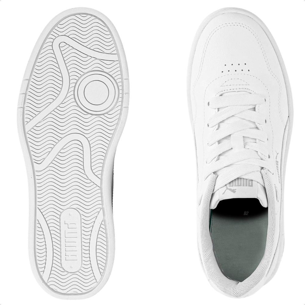 Miniatura Tênis Puma Court Lally BDP Feminino Branco / Branco - 34