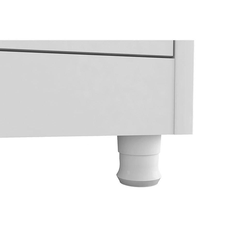 Miniatura Guarda Roupa Infantil Elô C/ 4 Portas E 4 Gavetas Branco - Peroba