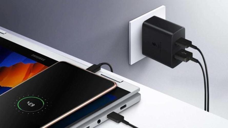 Miniatura Carregador Turbo Samsung Duo 35W / 15W Super Rápido 2 Saidas