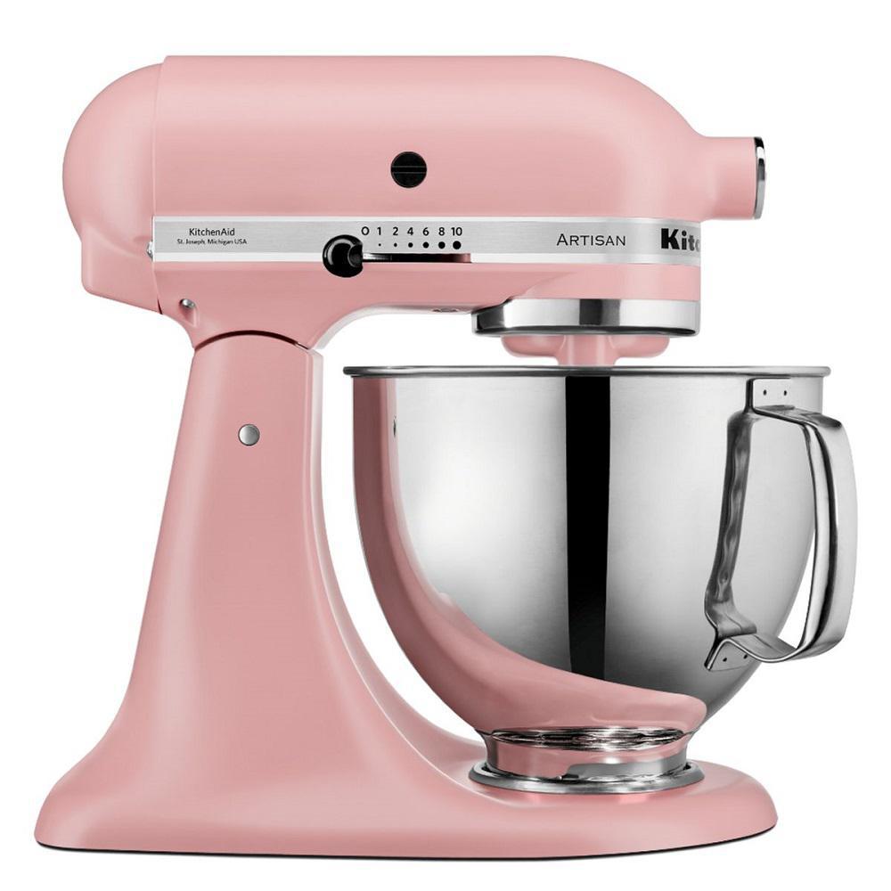 Miniatura Batedeira Planetária Kitchenaid Stand Mixer 4,8L Rose 127V