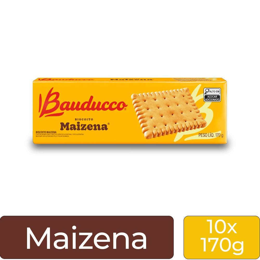 Miniatura Bolacha Maizena Bauducco Kit 10 Pacotes De 170G