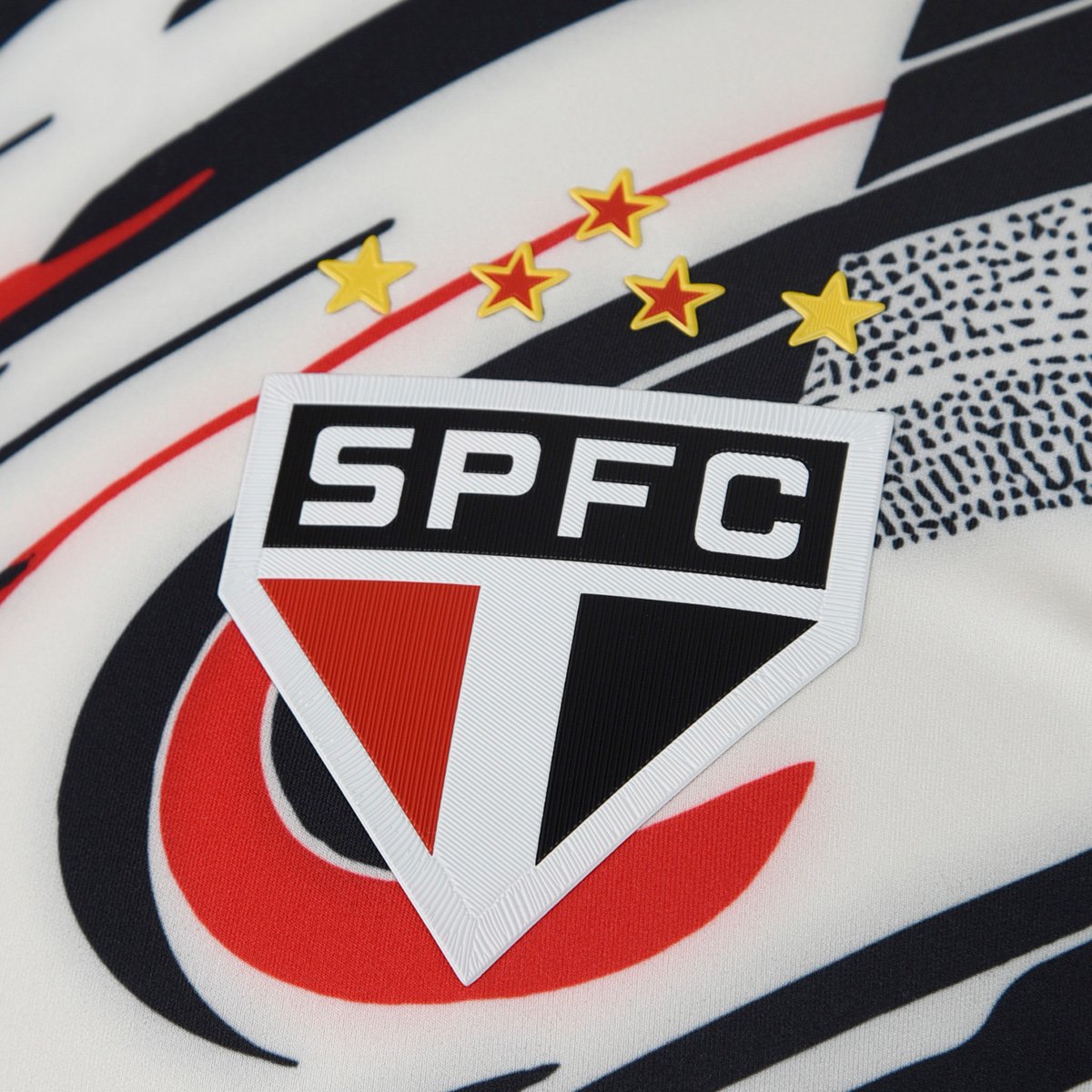 Miniatura Jaqueta São Paulo 25/26 Pré-Jogo New Balance Masculina Off White - EGG