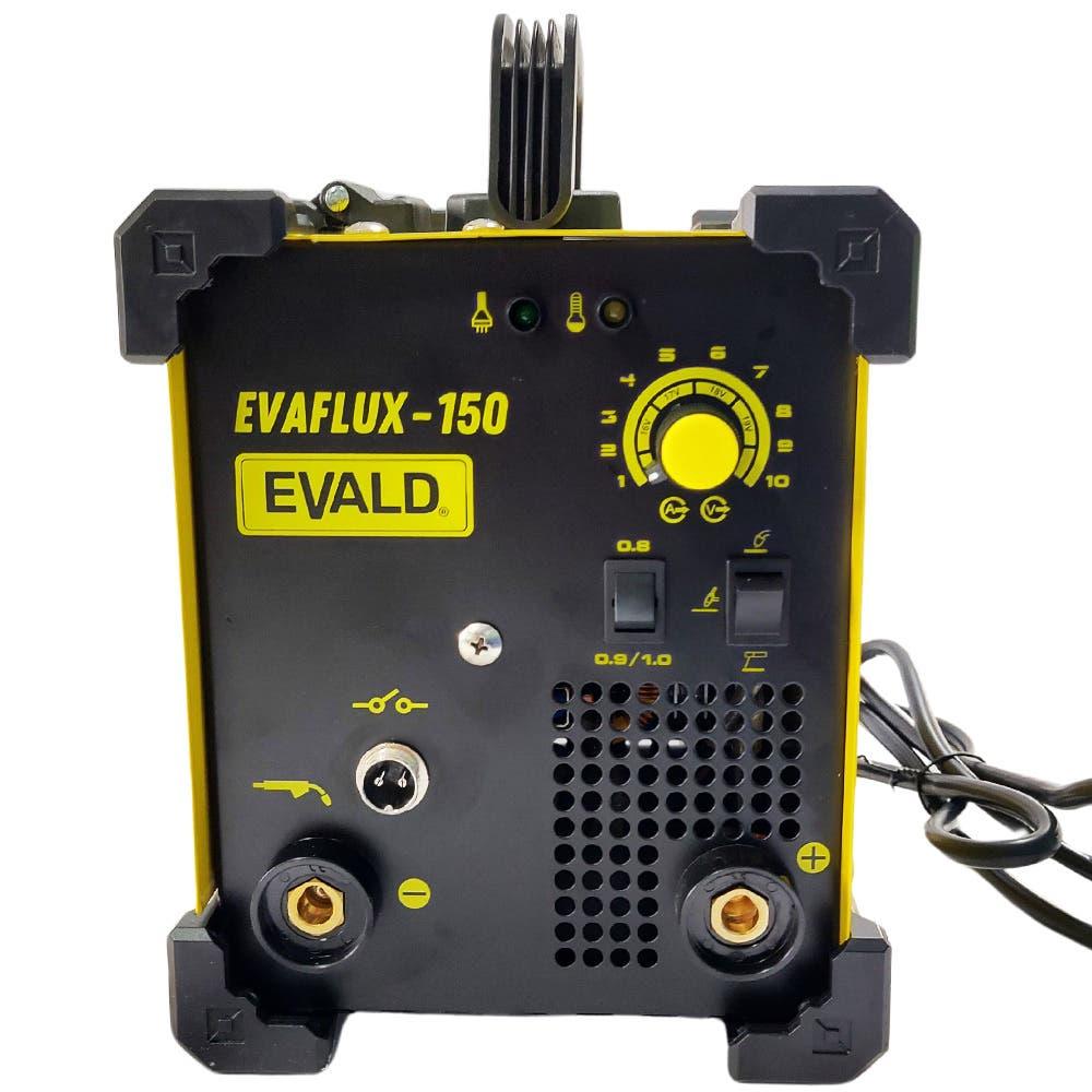 Miniatura Máquina Solda Multiprocesso MIG sem Gás Sinérgica EVAFLUX-150 220V EVALD 220V