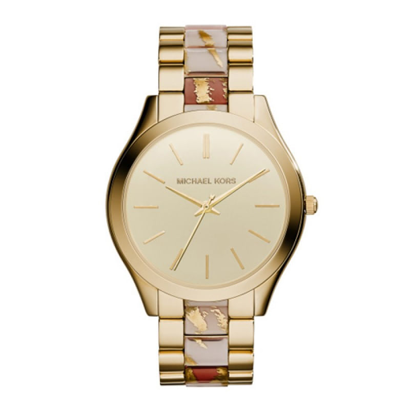 Miniatura Relógio Feminino Michael Kors MK4300 Slim Runway 42mm