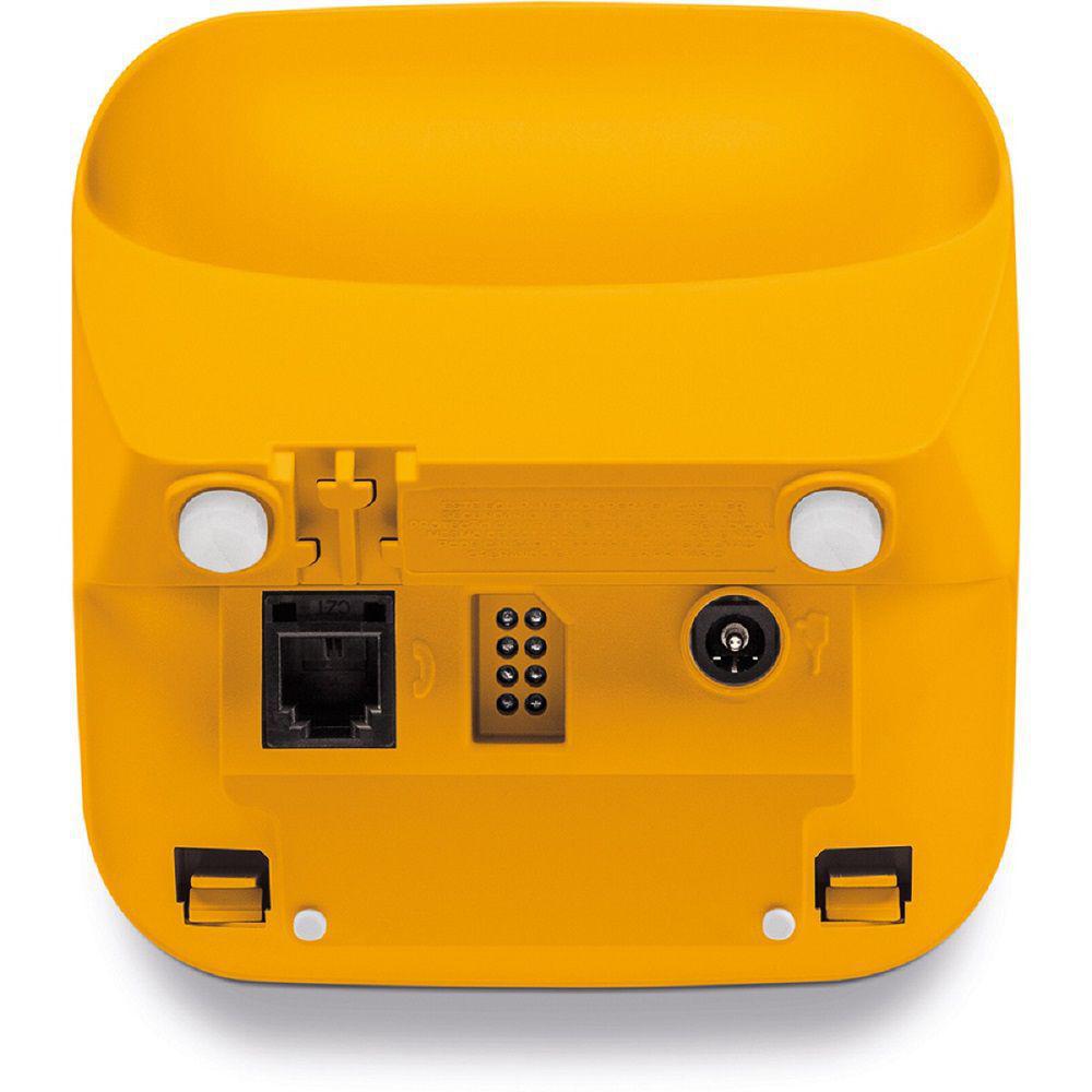 Miniatura Aparelho Telefone Fixo Semfio Digital Amarelo Intelbras Bina