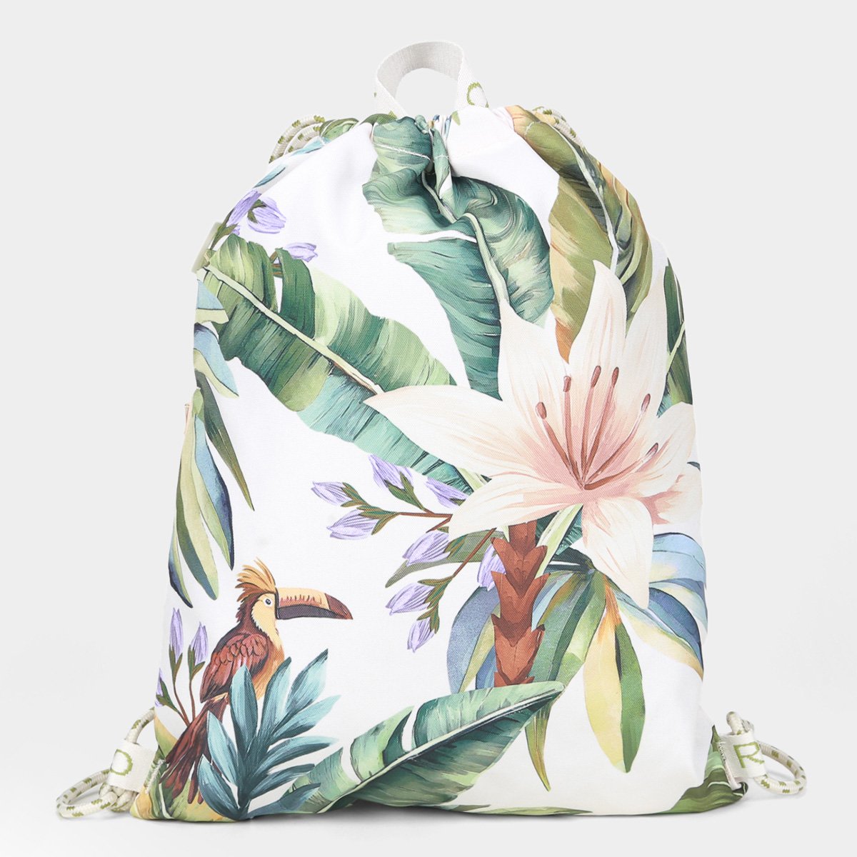 Miniatura Bolsa Farm Praiana Tropicália Feminina Off White