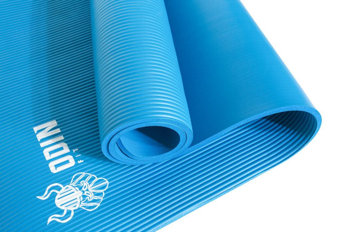 Miniatura Tapete De Yoga Mat Em Nbr 10Mm - Odin Fit - Azul