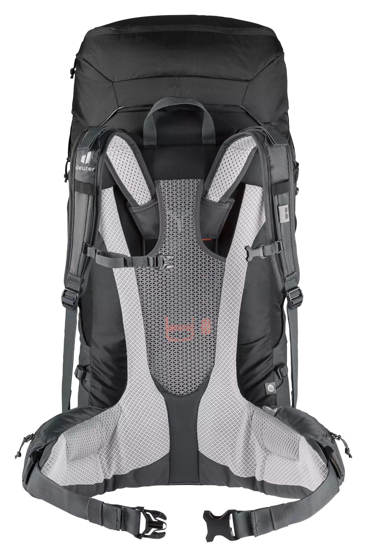 Miniatura Mochila Feminina Deuter Futura Air Trek 55+10 Litros Preta