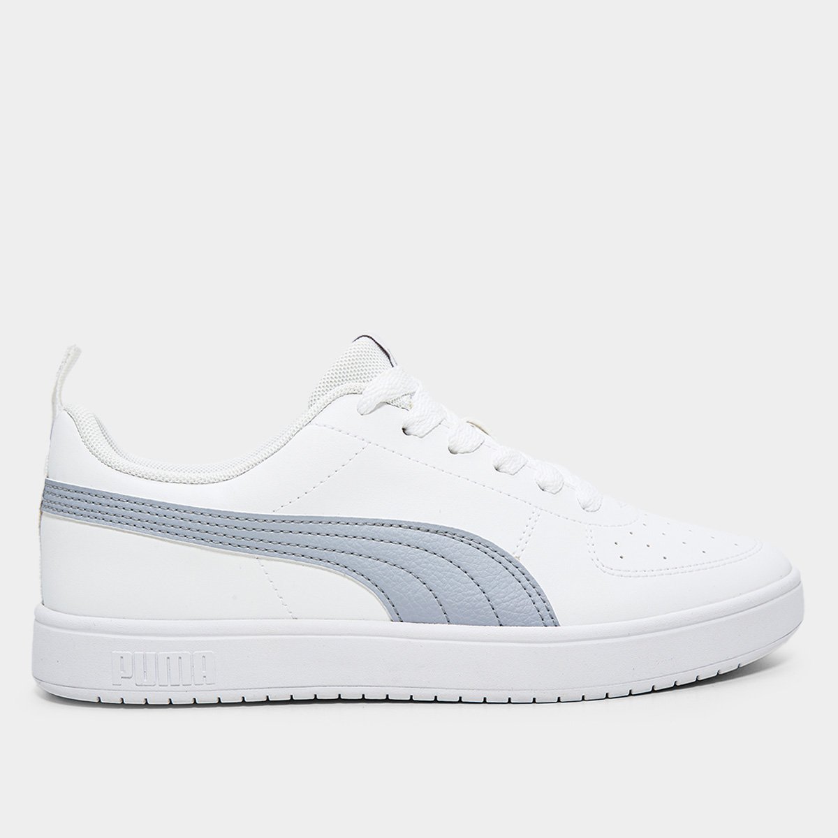 Miniatura Tênis Puma Rickie Feminino Branco+Cinza - 34