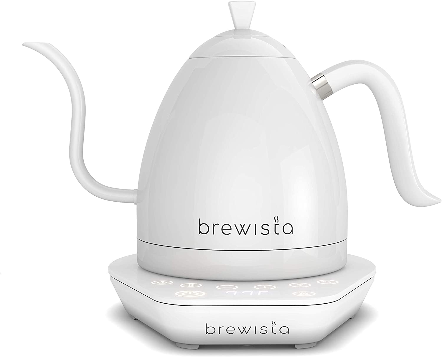 Miniatura Brewista Chaleira Elétrica Capacidade 1L Cabo Ergonômico 1500W110V Branco Neve