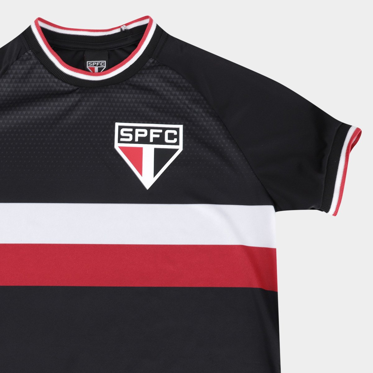 Miniatura Camisa São Paulo Champion SPR Feminina Preto - G