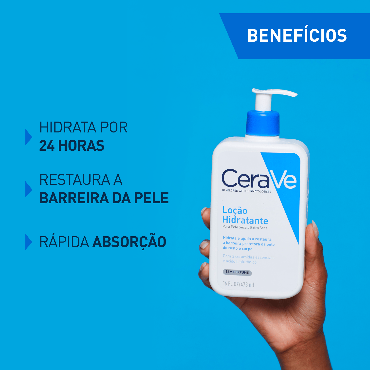 Miniatura CeraVe Rosto & Corpo - Loção Hidratante 473ml