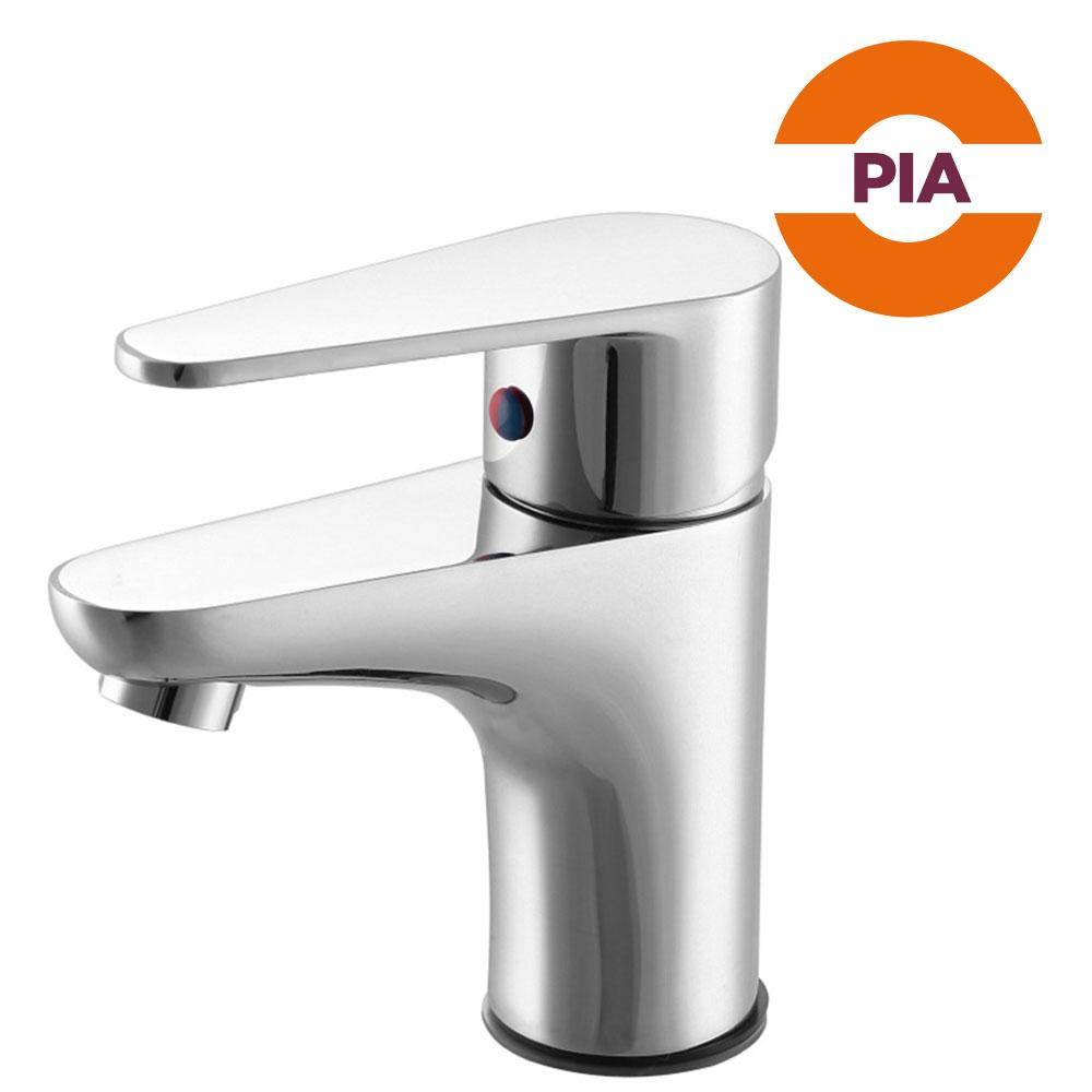 Miniatura Misturador de Pia Meber para Lavatório, Monocomando, Cromado
