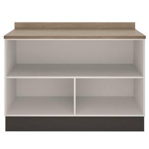 Cozinha Completa Bartira Linea com 13 Portas e 6 Gavetas e 9 Prateleiras - 562,6cm de largura Branca