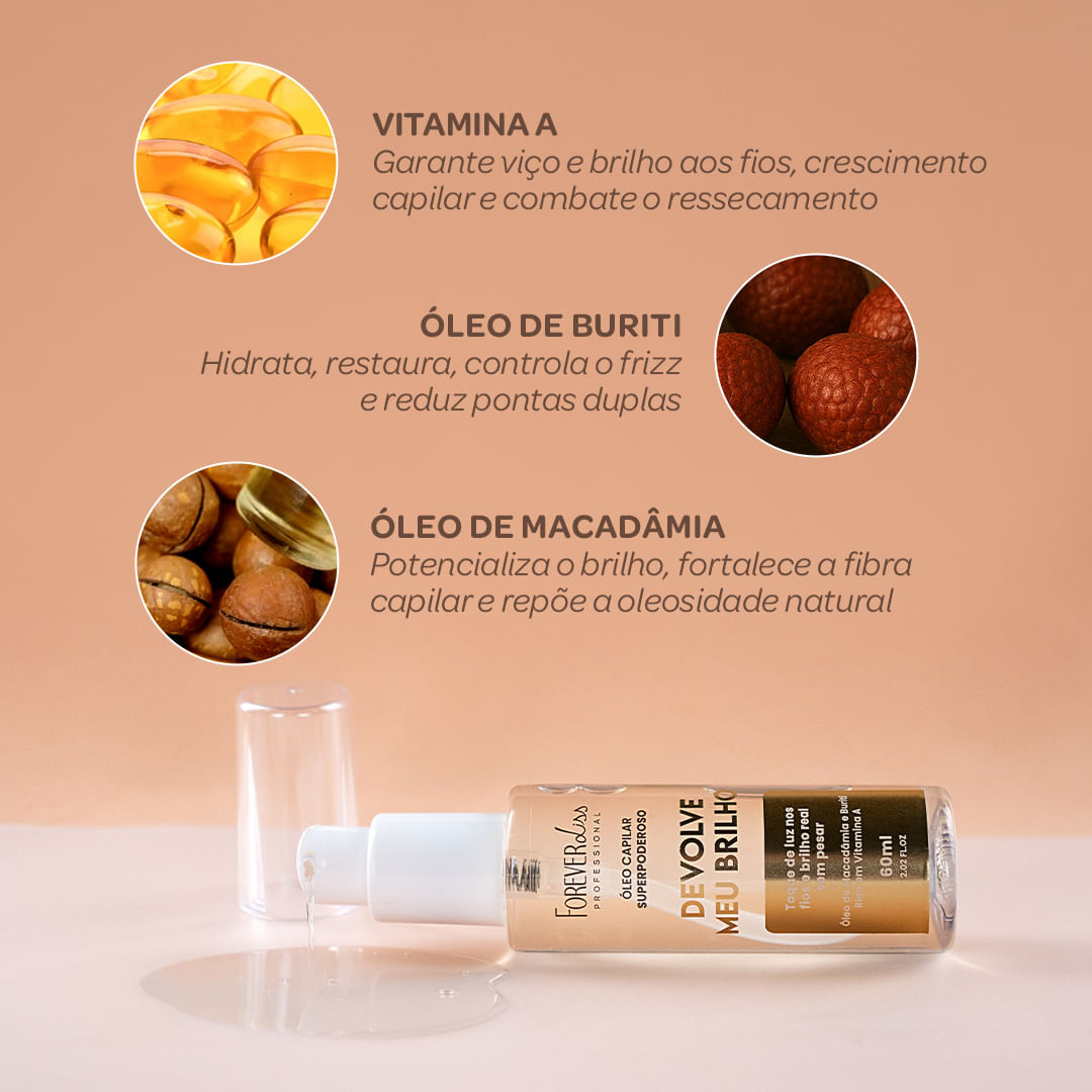 Miniatura Kit Óleos Superpoderosos Brilho e Hidratação Forever Liss
