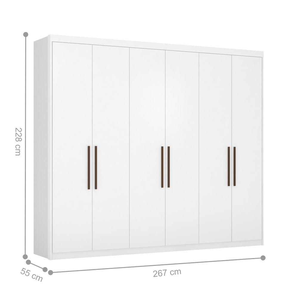 Miniatura Conjunto Quarto Guarda Roupa E Comoda Caroline Branco