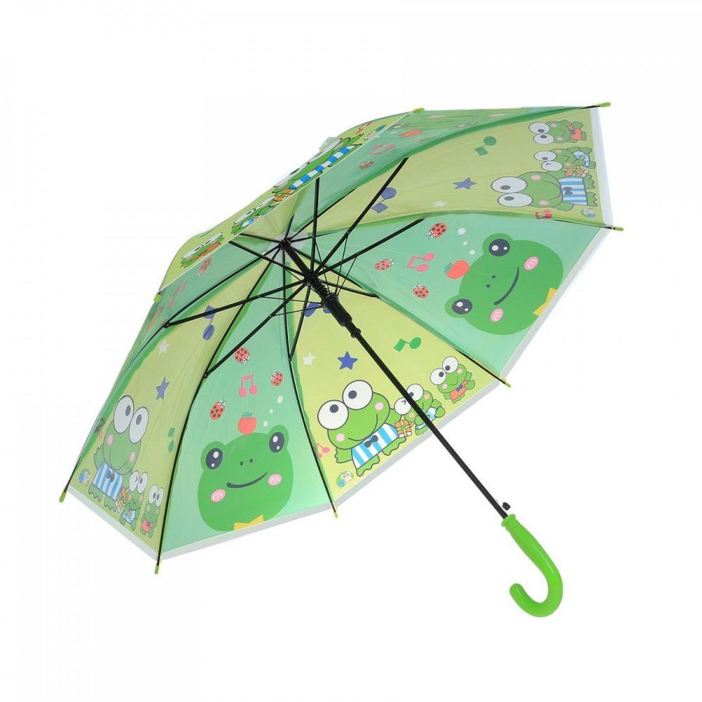 Miniatura Guarda Chuva Infantil Automático Com Estampa De Pvc Menino Ou Menina Sapo