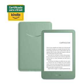 Miniatura E-Reader Kindle 11ª Geração Amazon com 16GB, Luz integrada e Wi-Fi - Verde