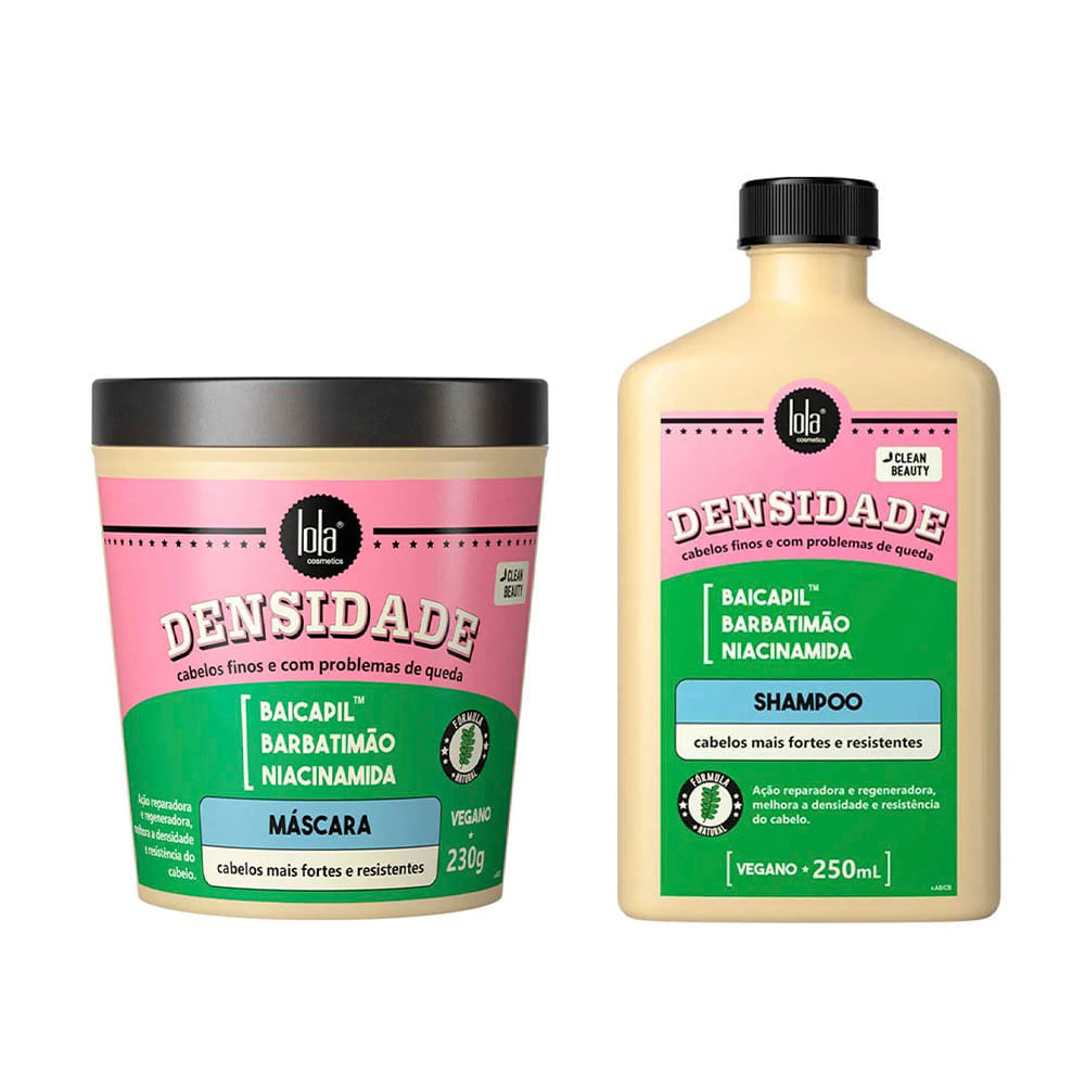 Miniatura Lola Cosmetics Densidade Kit – Shampoo + Máscara Kit