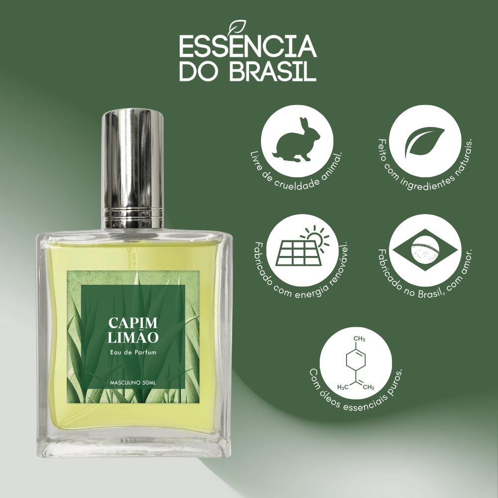 Miniatura Perfume Capim Limão Masculino 50Ml - Natural E Vegano