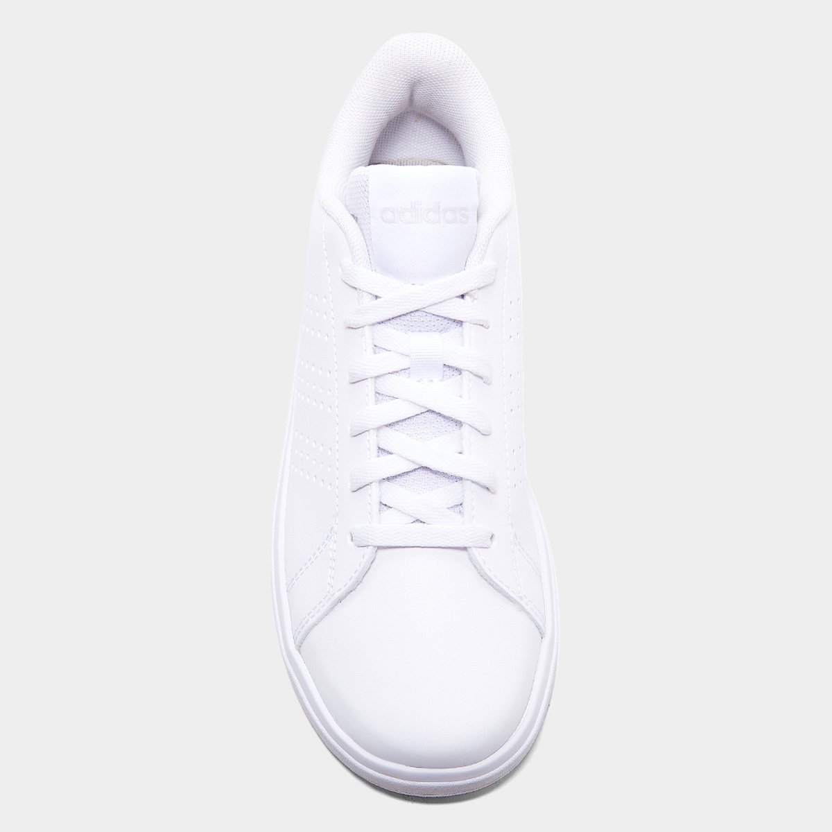 Miniatura Tênis Infantil Adidas Advantage Base 2.0 Off White - 33