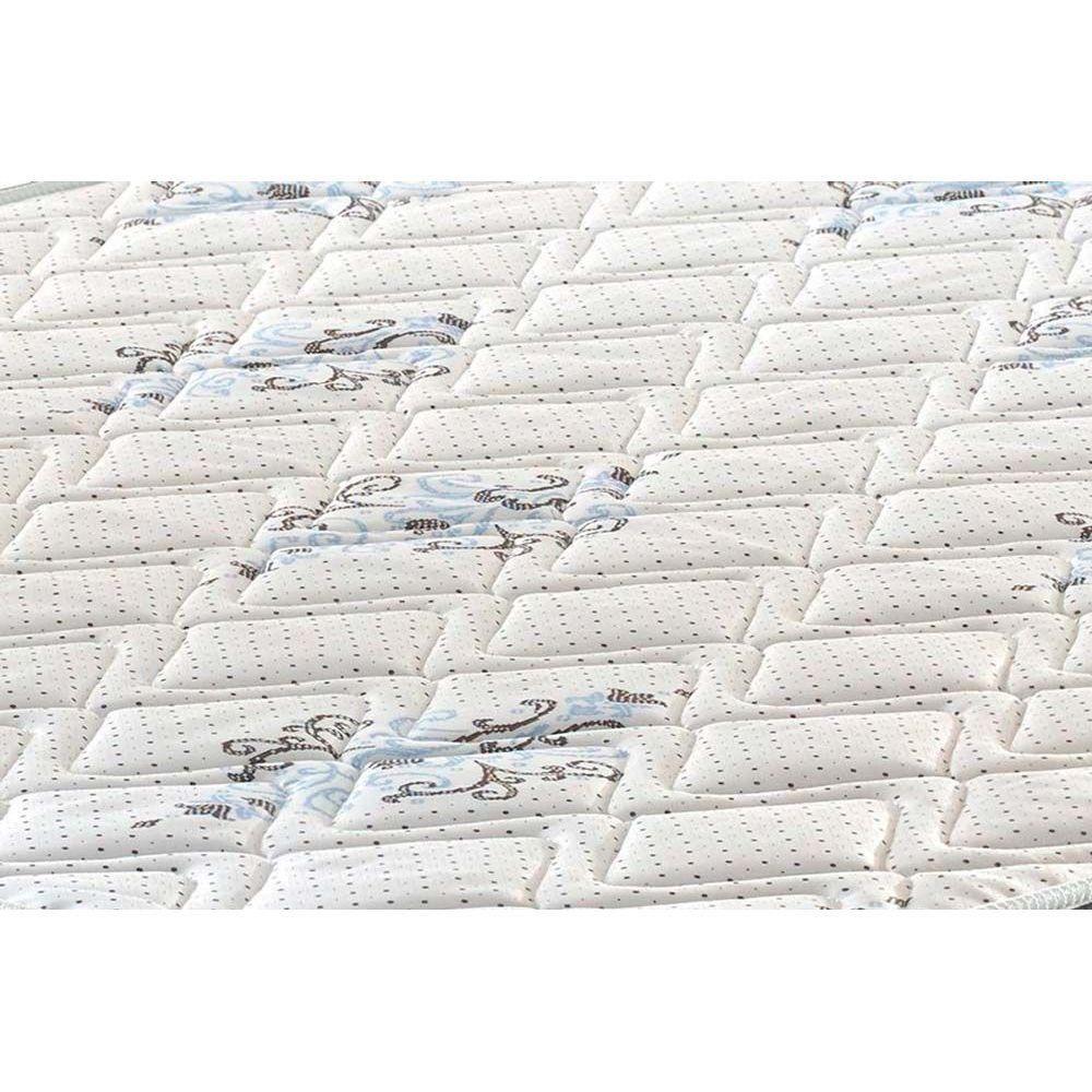 Miniatura Cama Box Baú Queen: Colchão Anatômico Anjos D28 - Ag65 Ortoline + Base Crc Suede Brown(158x198)