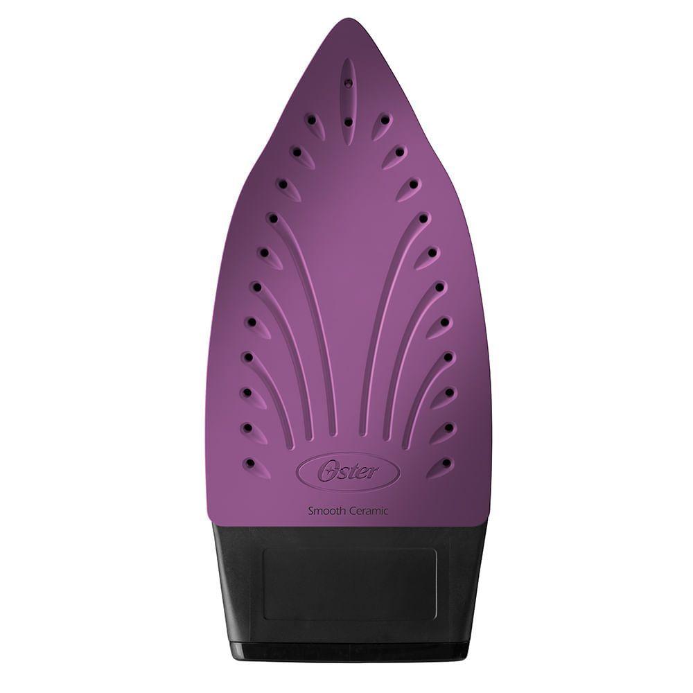Miniatura Ferro De Passar A Vapor Oster Cerâmica Preto E Roxo 220V