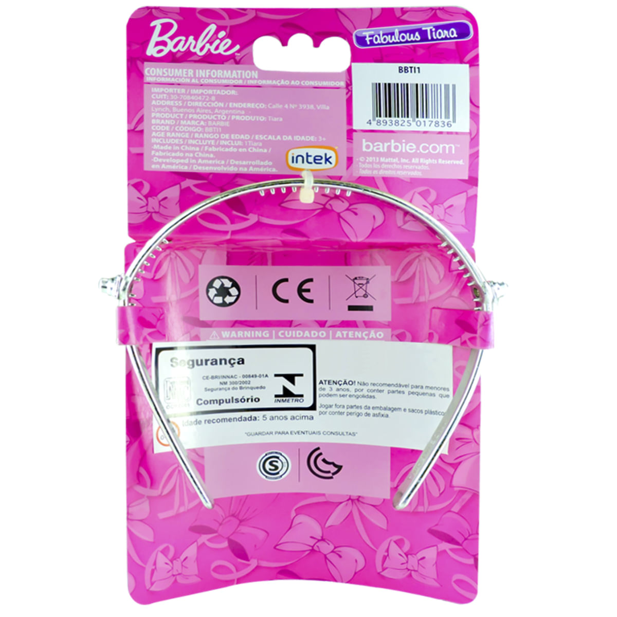 Miniatura Barbie Tiara de Princesa - Intek