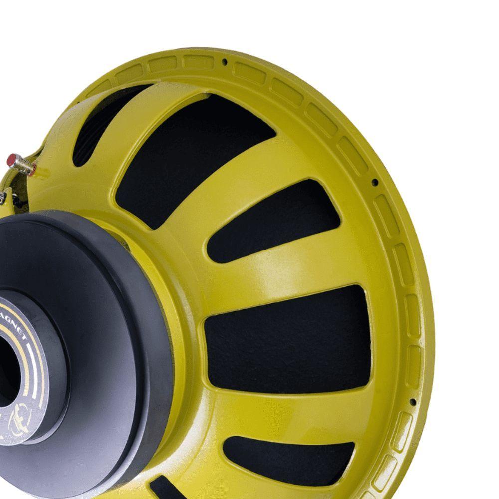 Miniatura Alto Falante Eros E-18 18\" Target Bass Double Magnet 4k 2000w Rms 4 Ohms - Amarelo