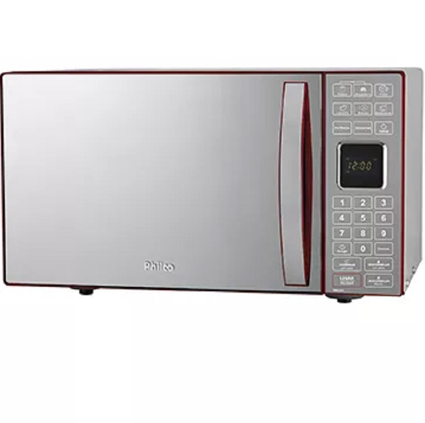 Miniatura Micro-ondas Philco PME25 Função Descongelar Vermelho 127V