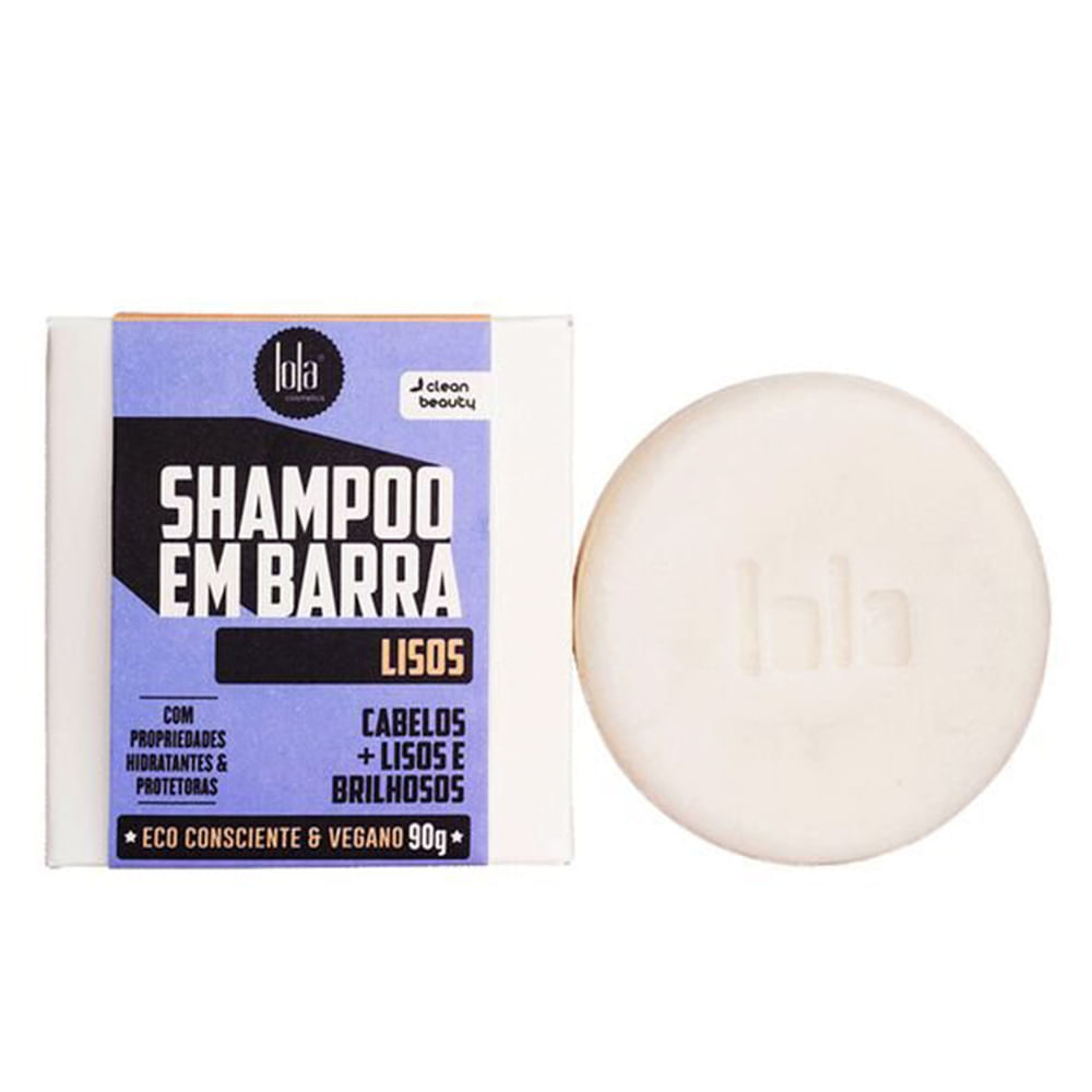 Miniatura Lola Cosmetics Shampoo em Barra Lisos 90g
